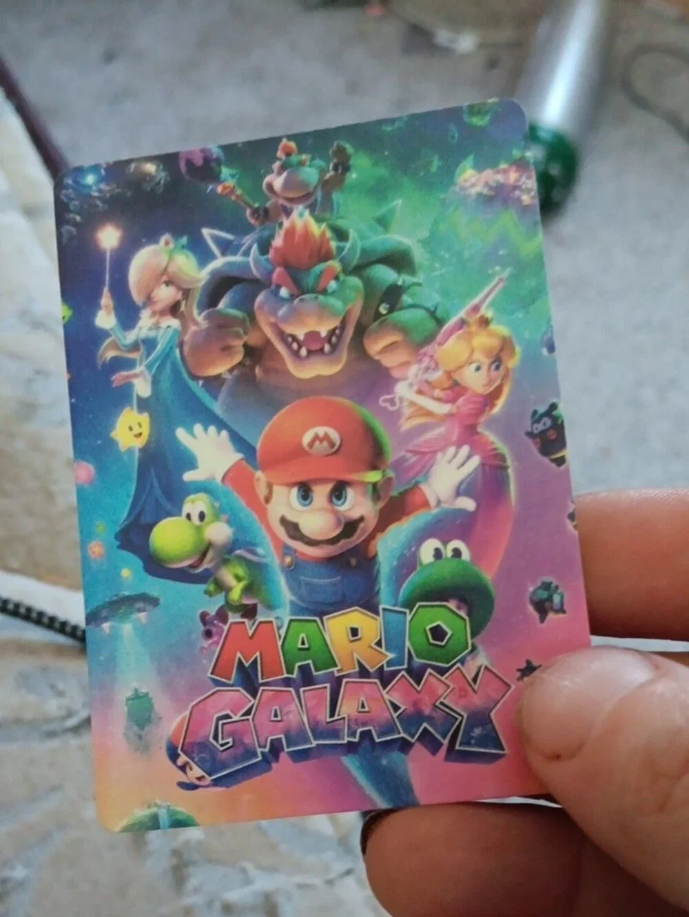 Nintendo Yoshi Trading Card - Green & Blue Accents